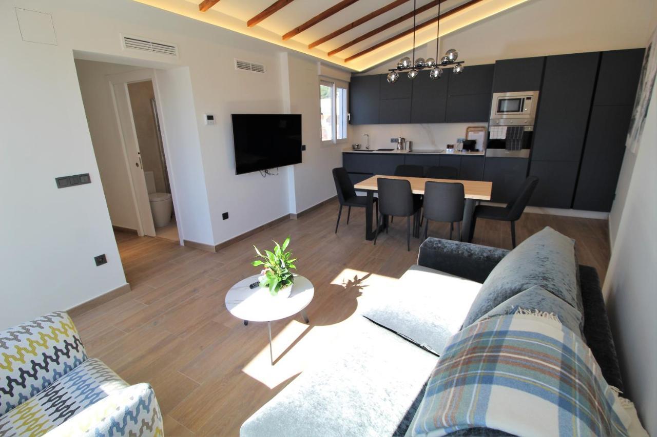 Ferienwohnung Atico Loft De Lujo Con Terraza Espectacular Y Vista A Los 2 Castillos Alicante Exterior foto