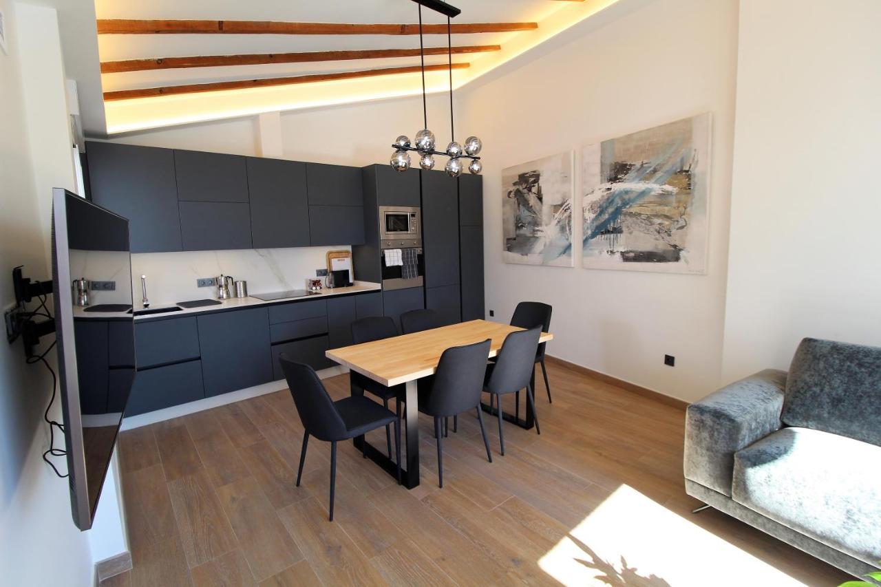 Ferienwohnung Atico Loft De Lujo Con Terraza Espectacular Y Vista A Los 2 Castillos Alicante Exterior foto